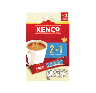 Kenco Smooth White Coffee Sachets 12.4g (Pack of 8) FOKEN042