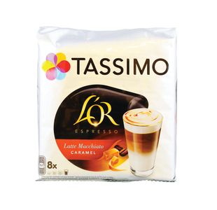 Tassimo LOr Espresso Latte Caramel Coffee 8x5 Pack of 40 FOTAS047