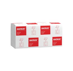 Katrin Classic Zig Zag 2-Ply White 200 Sheet (Pack of 20) 35298