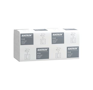 Katrin Plus Zig Zag 2-Ply White 200 Sheets (Pack of 20) 35311