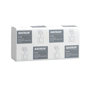 Katrin Plus Hand Towel EasyFlush M2 Pack x15 (Pack of 2400) 61624