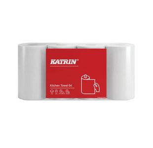 Katrin Kitchen Towel Paper Roll 2-Ply 64 Sheets 8x4 (Pack of 32) 87075