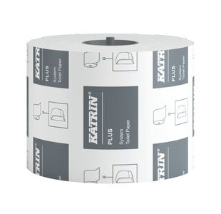 Katrin Plus System Toilet Roll 2-Ply 684 Sheets White Pack of 36 87365