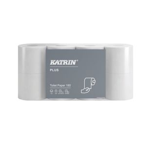Katrin Plus 3-Ply Toilet Paper Roll 180 Sheets 7x8 (Pack of 56) 87709