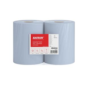 Katrin Classic Industrial Hand Towel Roll Blue 500 Sheets (Pack of 2) 464224