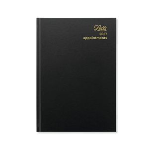 Letts Desk Diary Day Per Page A5 Black 2027 LT11XBK27