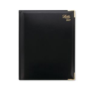 Letts Lexicon Desk Diary Week To View Black 2027 LT3YBK27