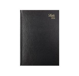 Letts Desk Diary Week To View A4 Black 2026 26-T31ZBK