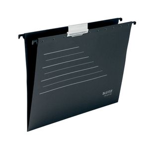 Leitz Alpha Recycle Suspension File A4 Black (Pack of 10) 19210095