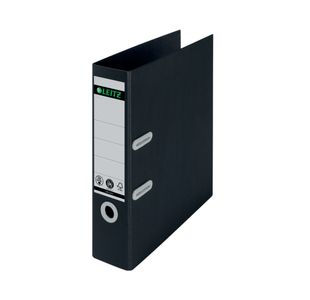 Leitz LAF180 Recycled 80mm A4 Black Pack of 10 10180095
