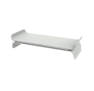 Leitz Ergo Monitor Stand Height Adjustable Light Grey 65040085