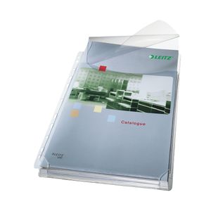 Leitz Expanding Pocket with Flap A4 Clear (Pack of 5) 47573003