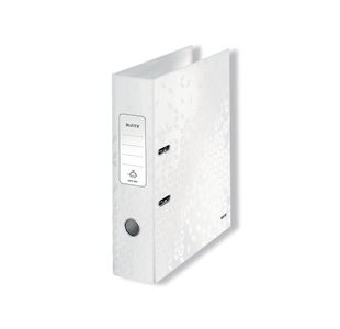 Leitz 180 WOW Lever Arch File A4 80mm White Pack of 10 10050001
