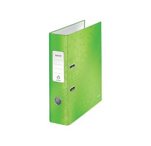 Leitz 180 WOW Lever Arch File A4 80mm Green Pack of 10 10050054
