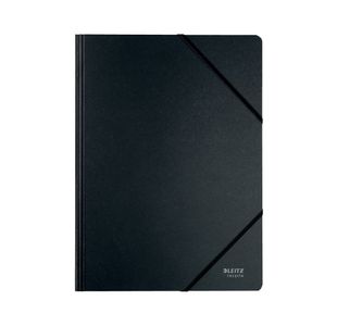 Leitz Recycle Card Folder Elastic Bands A4 Black (Pack of 10) 39080095