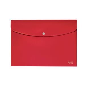 Leitz Recycle Document Wallet Plastic A4 Red (Pack of 10) 46780025