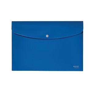 Leitz Recycle Document Wallet Plastic A4 Blue (Pack of 10) 46780035