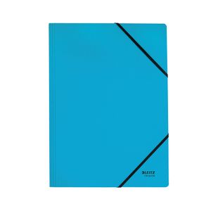 Leitz Recycle Card Folder Elastic Bands A4 Blue (Pack of 10) 39080035