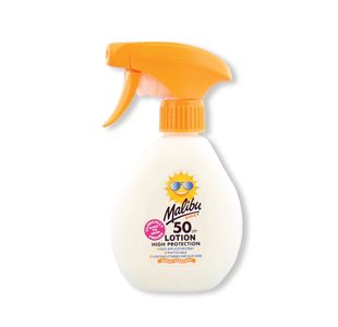 Malibu SPF 50 Kids Sun Lotion Trigger Spray 300ml SUMAL235