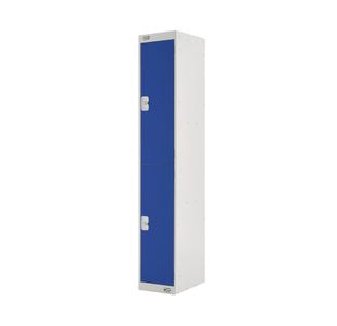 Two Compartment Locker 300x300x1800mm Blue Door M12212GUCF00
