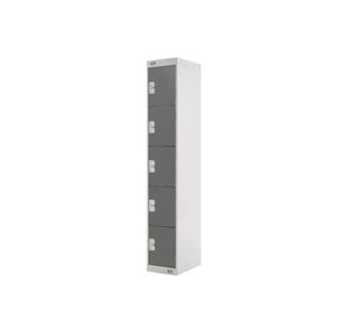 Five Compartment Locker 300x300x1800mm Dark Grey Door M12215GUHY00
