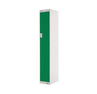 Single Compartment Locker 300x450x1800mm Green Door M12511GUPD00