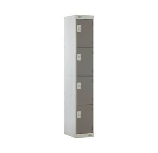 Four Compartment Locker 300x450x1800mm Dark Grey Door M12514GUHY00