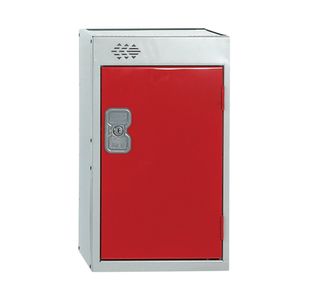 One Compartment Quarto Locker 300x300x511mm Red Door MQ2211GURD00