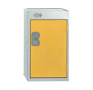 One Compartment Quarto Locker 300x300x511mm Yellow Door MQ2211GUYD00