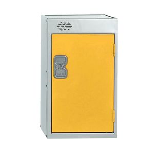One Compartment Quarto Locker 300x450x511mm Yellow Door MQ2511GUYD00