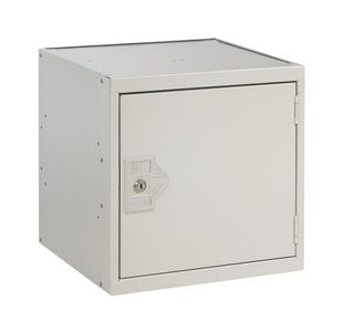 One Compartment Cube Locker 380x380x380mm Light Grey QU1515A01GUGU