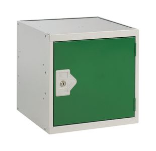 One Compartment Cube Locker 380x380x380mm Green Door QU1515A01GUPD