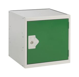 One Compartment Cube Locker 450x450x450mmm Green Door QU1818A01GUPD