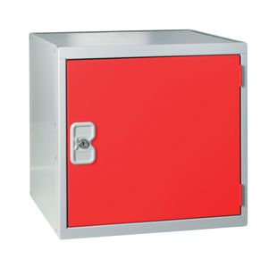 One Compartment Cube Locker 450x450x450mmm Red Door QU1818A01GURD