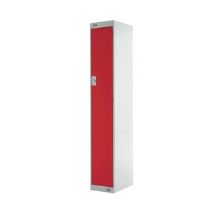 Express Standard Locker 1 Door 300x300x1800mm Red Deep Z12211RD