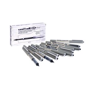 Uni-Ball UB-157 Eye Rollerball Pen Fine Black (12 Pack) 162446000