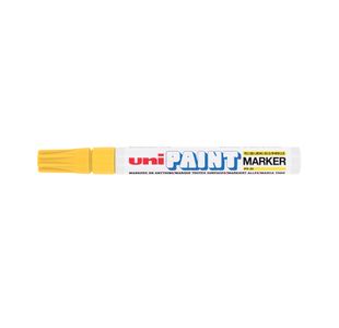 Unipaint PX-20 Paint Marker Medium Bullet Yellow (Pack of 12) 545509000