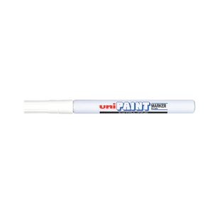 Unipaint PX-203 Paint Marker Fine Bullet White (12 Pack) 508341000