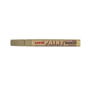 Uni-Ball UniPAINT Marker PX20 Permanent Gold (Pack of 12) 545624000