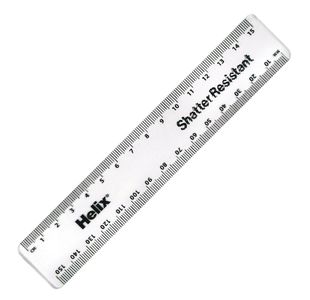 Maped Shatterproof Rulers 15cm Clear (Pack of 50) EE10424