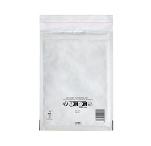 Sealed Air Bubble Lined Postal Bag White 180x260mm MLW D/1 (Pack of 100) 103005499