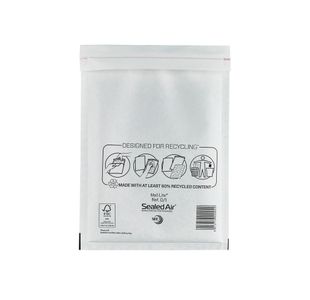 Sealed Air Bubble Postal Bag White D1-180x260 (Pack of 100) 101098082