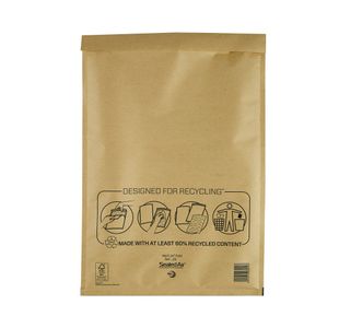 Sealed Air Bubble Postal Bag Gold J6-300x440 (Pack of 50) 101098098