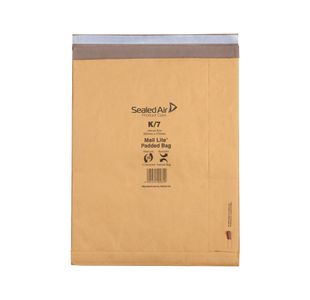 Sealed Air Padded Postal Bag K7 365x476mm Gold (Pack of 50) 100943514
