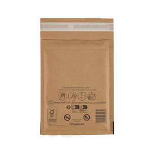 Sealed Air Mail Lite Bubble Postal Bag Gld C/0 Pack of 200 101273248