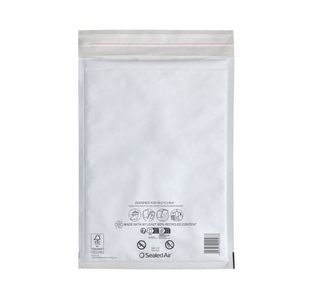 Sealed Air Mail Lite Bubble Postal Bag Wht G/4 Pack of 100 101273385