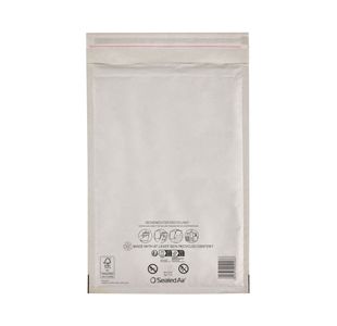 Sealed Air Mail Lite Bubble Postal Bag Wht F/3 Pack of 100 101273349