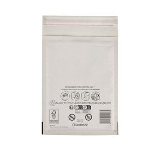 Sealed Air Mail Lite Bubble Postal Bag Wht C/0 Pack of 200 101273346