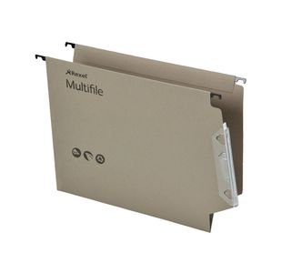 Rexel Multifile 330 Lateral File Manilla 15mm Green (Pack of 50) 78080