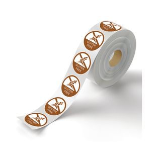 MyCafe Food Label Gluten Free 25mm Removable Pack of 1000 MYC10625